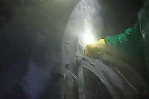 金昌消防水池堵漏现场